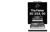 Fisher 35-A - Service Manual